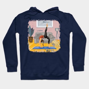 Relax with yoga Hoodie